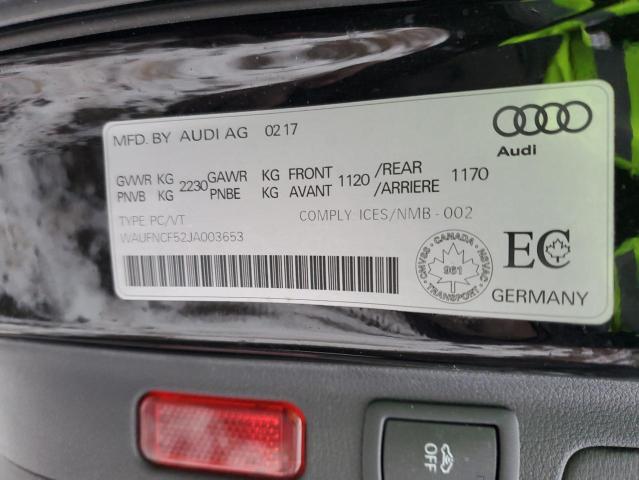 WAUFNCF52JA003653 2018 AUDI A5, photo no. 12