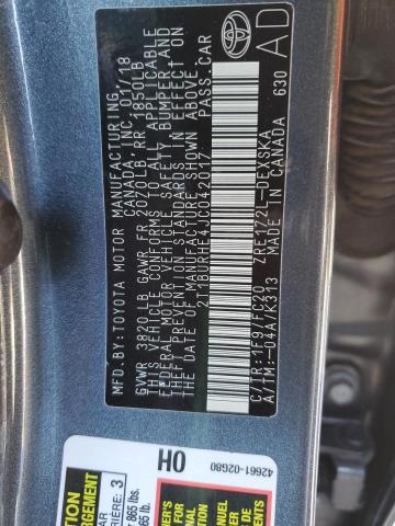 2018 TOYOTA COROLLA L - 2T1BURHE4JC042017