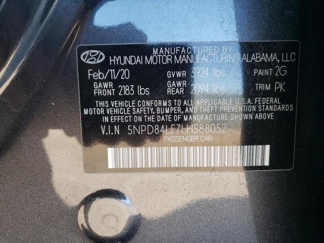 5NPD84LF7LH588052 | 2020 HYUNDAI ELANTRA SE