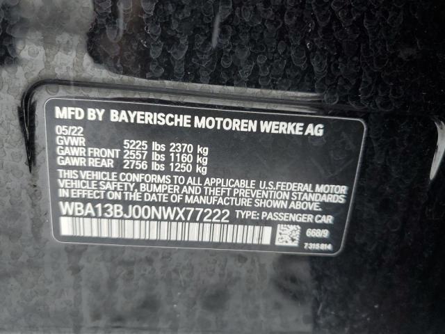 2022 BMW 530 XI - WBA13BJ00NWX77222