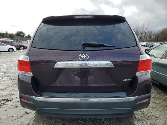 VIN 5TDBK3EH3DS236826 2013 Toyota Highlander, Base no.6