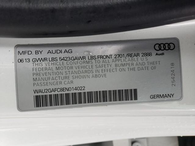 VIN WAU2GAFC8EN014022 2014 Audi A7, Prestige no.12