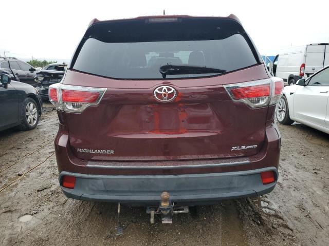 VIN 5TDJKRFH5FS211796 2015 Toyota Highlander, Xle no.6