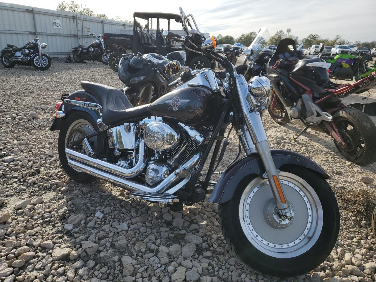 2005 harley clearance fat boy