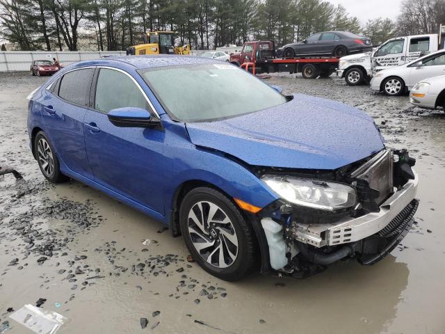 Vin: shhfk7h21hu229530, lot: 37632804, honda civic lx 20174