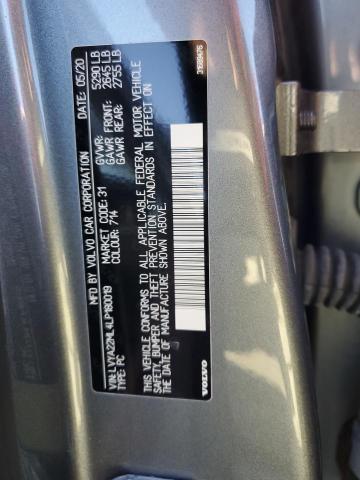 2020 VOLVO S90 T6 INS - LVYA22ML4LP180019