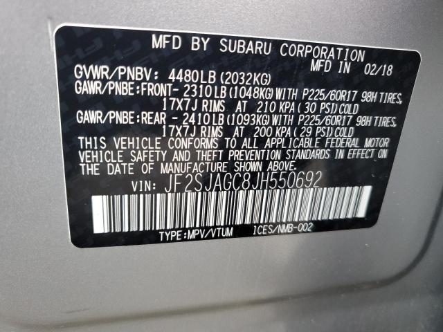 Lot #2409446720 2018 SUBARU FORESTER 2 salvage car