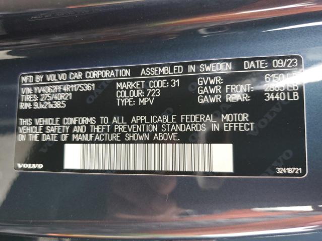 2024 VOLVO XC90 ULTIM YV4062PF4R1175361