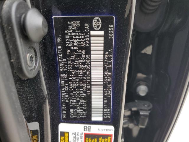 4T1DZ1FB3MU058605 | 2021 TOYOTA AVALON LIM