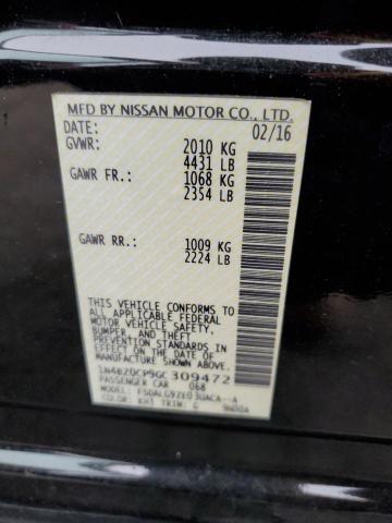 1N4BZ0CP9GC309472 | 2016 NISSAN LEAF SV