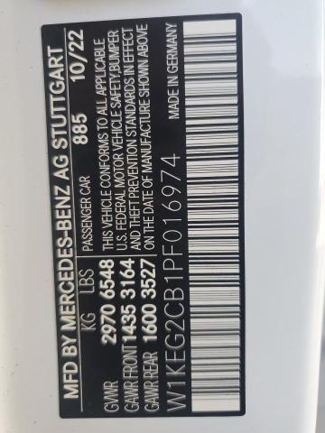 2023 MERCEDES-BENZ EQE SEDAN W1KEG2CB1PF016974