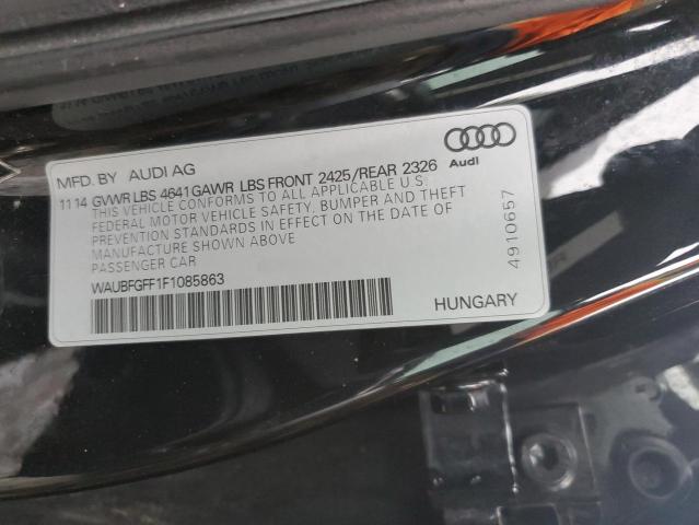 WAUBFGFF1F1085863 | 2015 AUDI S3