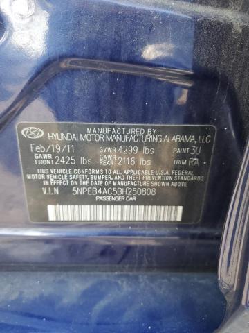 5NPEB4AC5BH250808 | 2011 Hyundai sonata gls