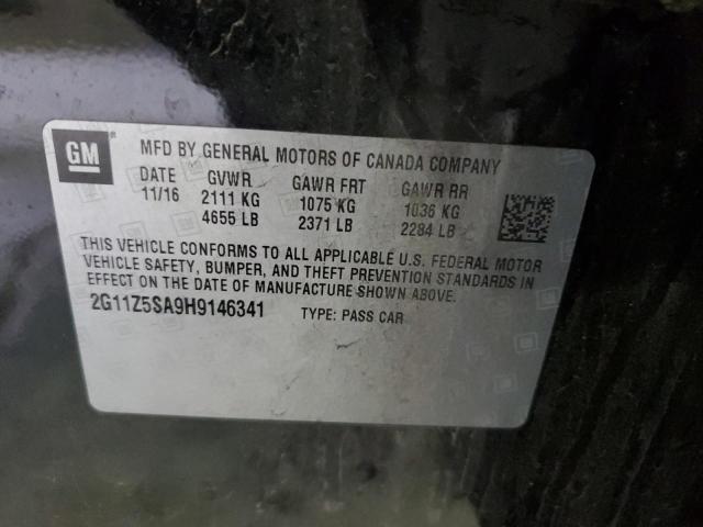 2G11Z5SA9H9146341 | 2017 CHEVROLET IMPALA LS