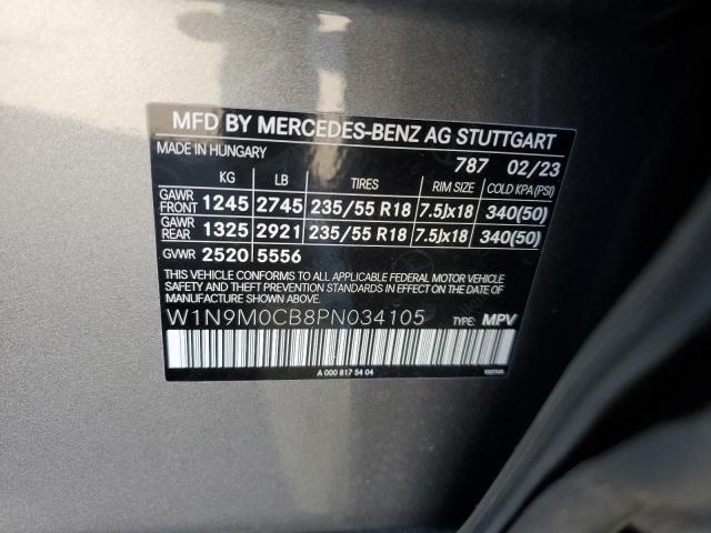 W1N9M0CB8PN034105 2023 Mercedes-Benz Eqb 250+