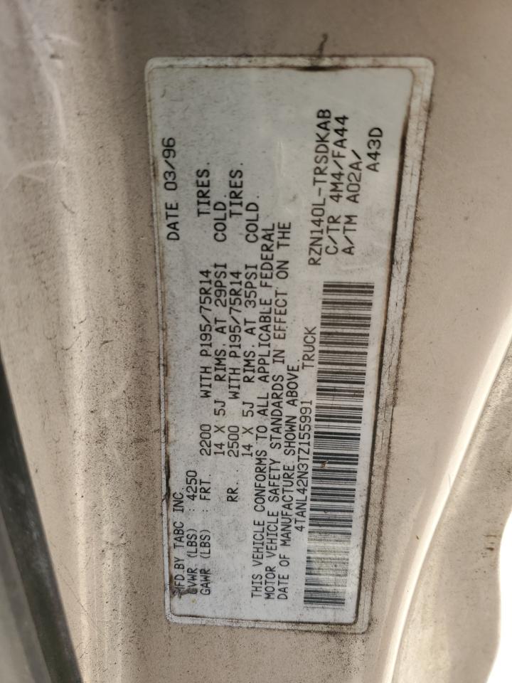 4TANL42N3TZ155991 1996 Toyota Tacoma