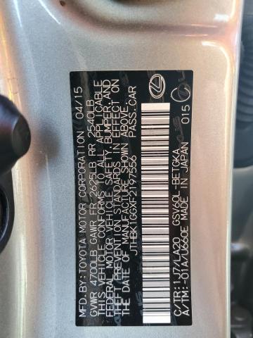 2015 LEXUS ES 350 JTHBK1GGXF2197556