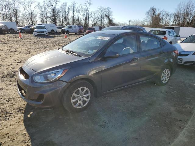 Lot #2452933893 2012 HYUNDAI ACCENT GLS salvage car