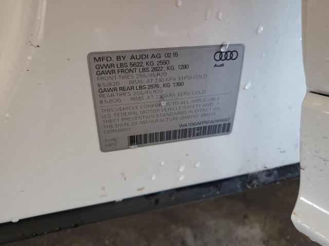 2015 AUDI Q5 PREMIUM WA1DGAFP5FA098687