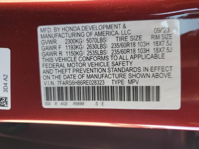 2024 HONDA CR-V SPORT - 7FARS6H86RE028323