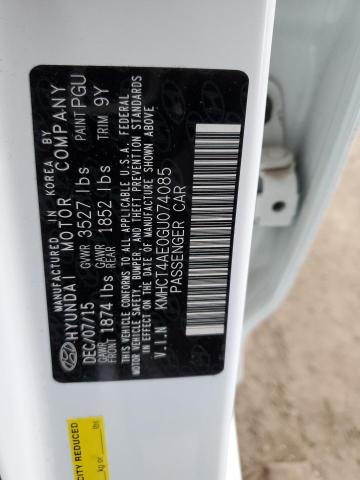 2016 HYUNDAI ACCENT SE - KMHCT4AE0GU074085
