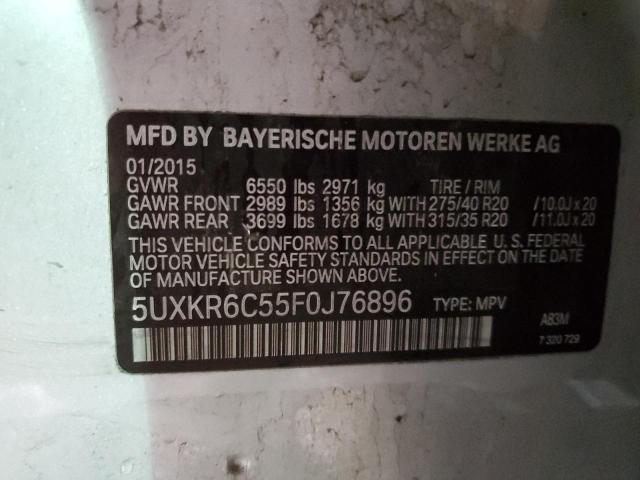 5UXKR6C55F0J76896 2015 BMW X5, photo no. 14