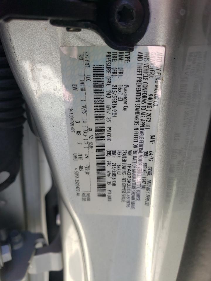 1FADP3K23DL351976 2013 Ford Focus Se