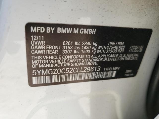 5YMGZ0C52CLL29613 2012 BMW X6 - Image 13