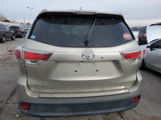 VIN 5TDJKRFH6FS081253 2015 Toyota Highlander, Xle no.6