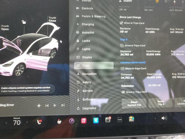 5YJYGDEE6MF266043 | 2021 TESLA MODEL Y