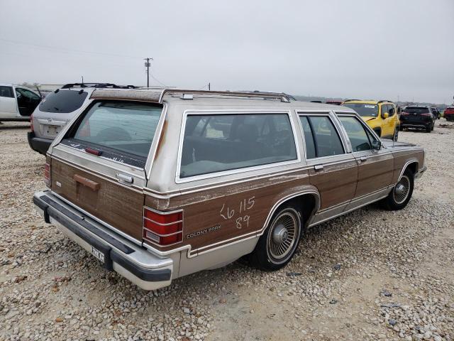 1989 Mercury Marquis Colony Park Ls VIN: 2MEBM79F5KX714724 Lot: 40057524