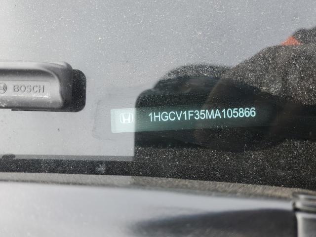 2021 Honda Accord Sport VIN: 1HGCV1F35MA105866 Lot: 82359933