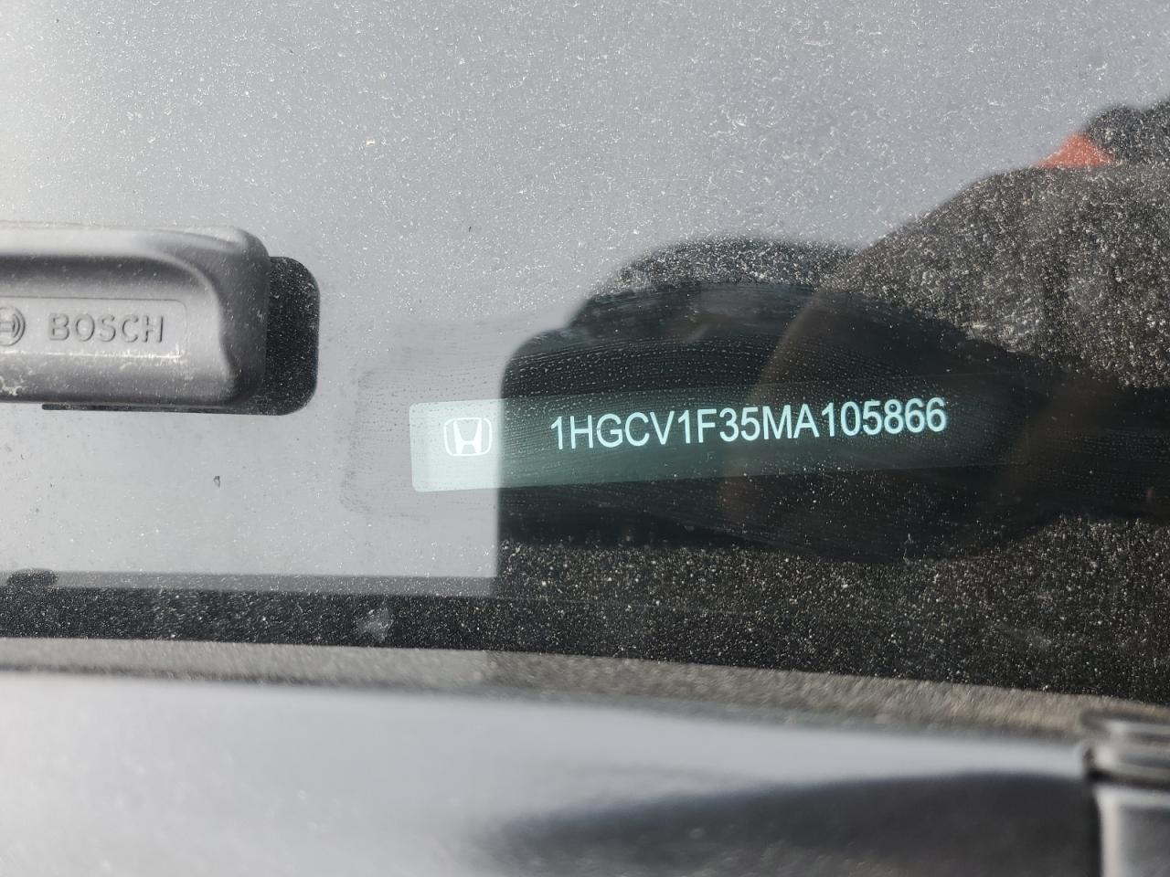 1HGCV1F35MA105866 2021 Honda Accord Sport