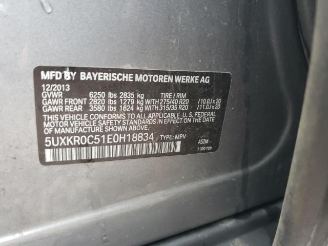 5UXKR0C51E0H18834 2014 BMW X5, photo no. 12