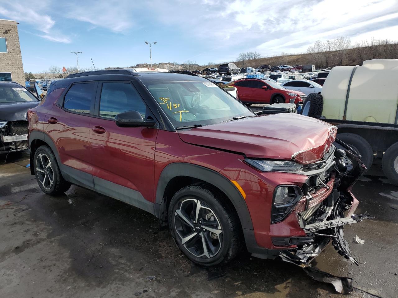 2023 Chevrolet Trailblazer Rs vin: KL79MUSL4PB046159