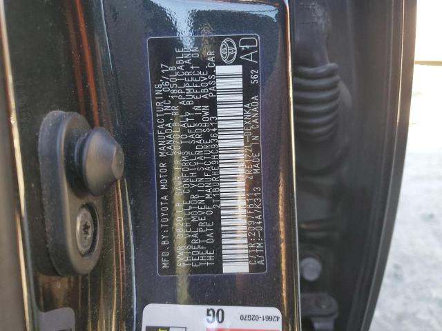 2017 TOYOTA COROLLA L - 2T1BURHE9HC936413