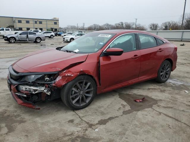 Lot #2414309163 2020 HONDA CIVIC EX salvage car