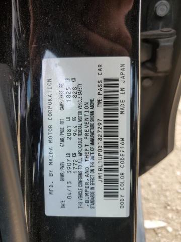 VIN JM1BL1UP0D1827297 2013 Mazda 3, I no.12