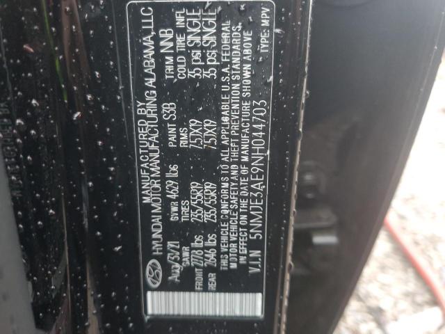 2022 HYUNDAI TUCSON LIM 5NMJE3AE9NH044703