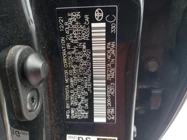 2022 TOYOTA COROLLA LE - JTDEPMAE5NJ213921