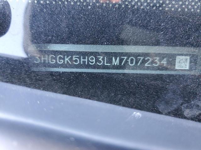 2020 HONDA FIT EXL 3HGGK5H93LM707234