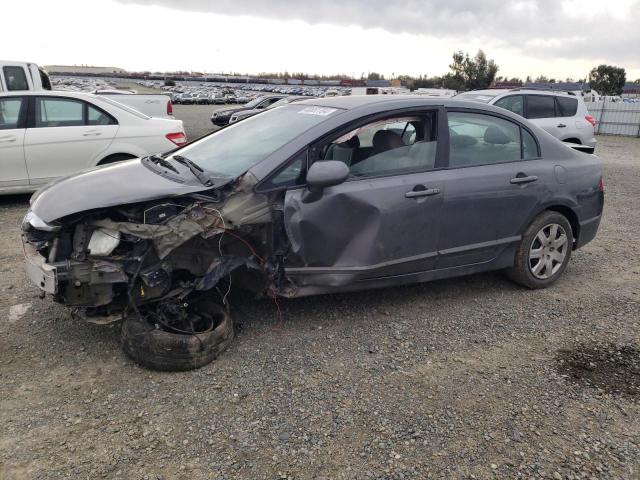 Lot #2459305591 2010 HONDA CIVIC LX salvage car