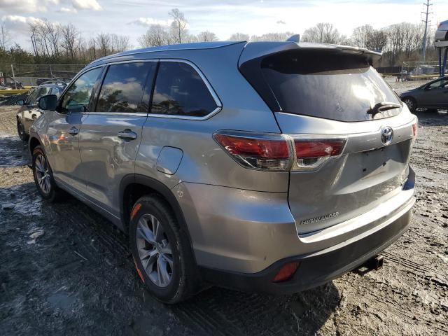 VIN 5TDJKRFH1FS184127 2015 Toyota Highlander, Xle no.2