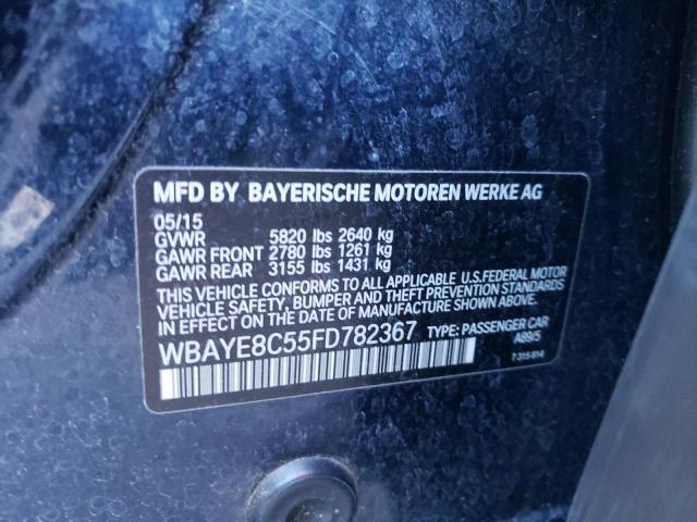 VIN WBAYE8C55FD782367 2015 BMW 7 Series, 750 LI no.12