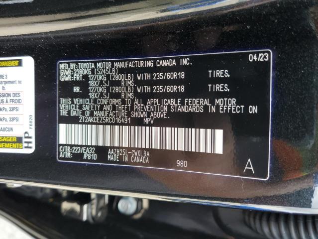2024 LEXUS NX 350H BA 2T2AKCEZ5RC016491