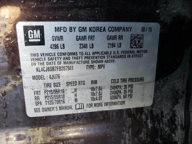 2015 BUICK ENCORE CON - KL4CJBSB7FB267941