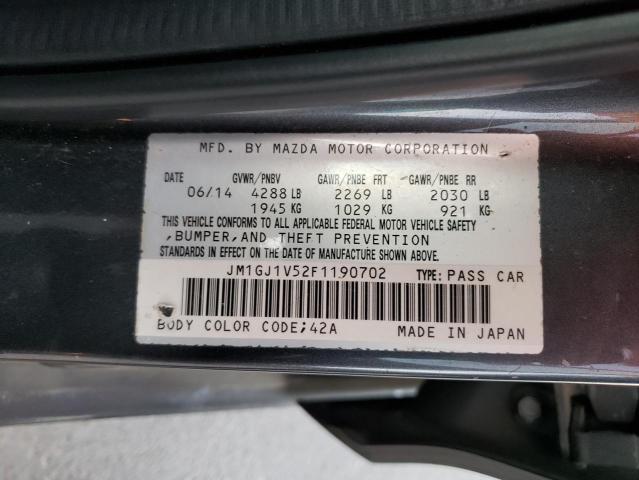 2015 MAZDA 6 TOURING - JM1GJ1V52F1190702