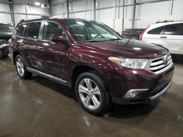 VIN 5TDDK3EH0DS255746 2013 Toyota Highlander, Limited no.4