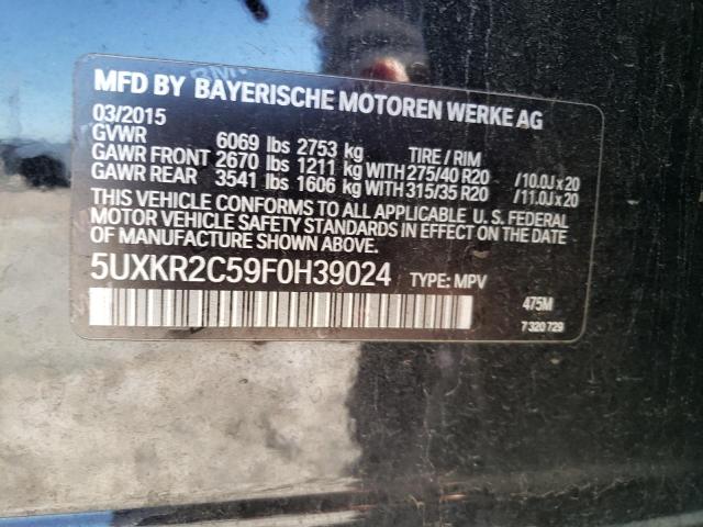 VIN 5UXKR2C59F0H39024 2015 BMW X5, Sdrive35I no.13