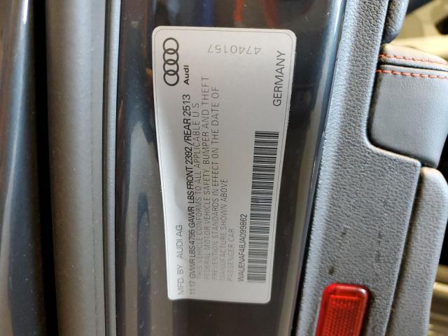 WAUENAF48JA099862 2018 AUDI A4, photo no. 12